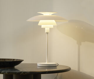Louis Poulsen 'PH 2/1 80' LED portable lamp, opal white, UK plug WHITE LOPO25PH939WHI