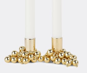 Gejst &#39;Molekyl candlelight&#39; candleholder, set of two, brass BRASS GEJS23MOL236BRA