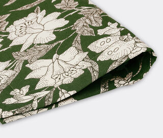 La DoubleJ 'Lilium Avorio' tablemat, set of two GREEN LADJ22TAB182GRN