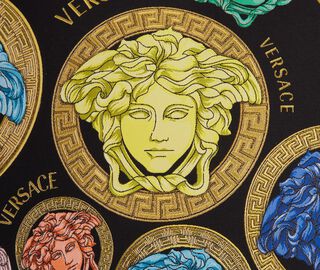 Versace 'Medusa Amplified'  jacquard cushion MULTICOLOUR VERS22CUS743MUL