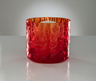 Venini 'Night In Venice' candle, red RED VENI19NIG681RED