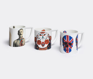 The New English 'Inkhead' mug WHITE TNEN17INK302WHI