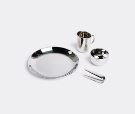 Alessi 'Bauhaus', sugar and creamer set SILVER ALES19BAU174SIL