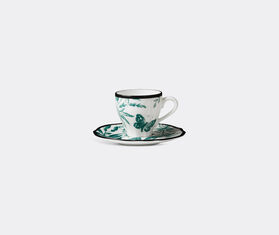 Gucci 'Herbarium' coffee cup with saucer, set of two, green MULTICOLOUR GUCC18HER605GRN