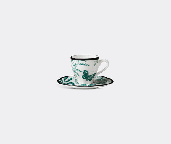 Gucci 'Herbarium' coffee cup with saucer, set of two, green Emerald ${masterID}