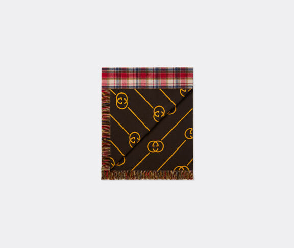 Gucci Blanket, red plaid Red, Ivory ${masterID}