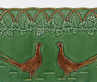 Bordallo Pinheiro 'Bosque' pheasant tray MULTICOLOUR BOPI22BOS971MUL