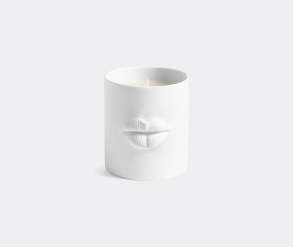 L'Objet 'Lips' candle, white WHITE LOBJ26LIP922MUL