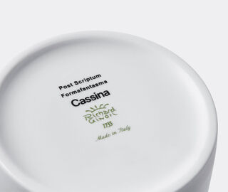 Cassina 'Post Scriptum' low container, white WHITE CASS22POS027MUL
