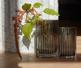 AYTM 'Folium' vase black, tall BLACK AYTM22FOL511BLK