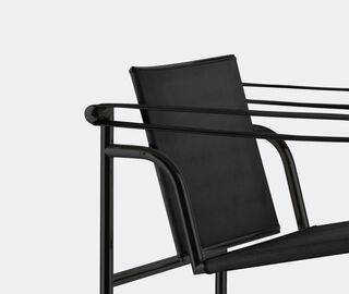 Cassina '1 Fauteuil dossier basculant' armchair, black leather BLACK CASS21ARM411BLK