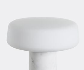 Case Furniture 'Solid Table Light', Carrara marble, large, US plug MULTICOLOUR CAFU20SOL471WHI