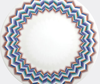 Missoni 'Zig Zag Jarris' charger plate, blue MULTICOLOUR MIHO22ZIG392MUL