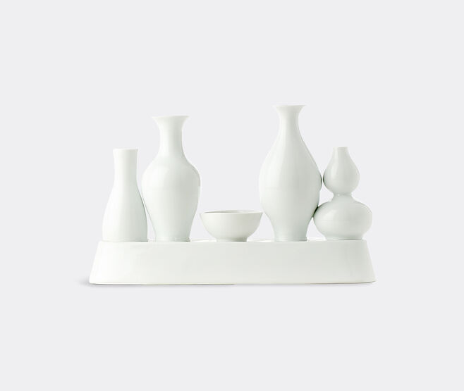 POLSPOTTEN 'Shanghai' vase, white WHITE POLS22SHA040WHI