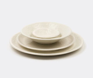 1882 Ltd 'Dunes' plate, large IVORY 188217DUN365BEI