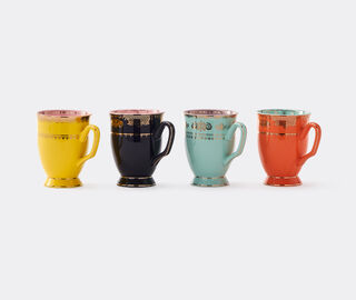 POLSPOTTEN 'Grandpa' mug, set of four MULTICOLOUR POLS24MUG039MUL