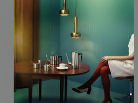 Stelton Revolving ashtray, small SILVER STEL19REV124SIL