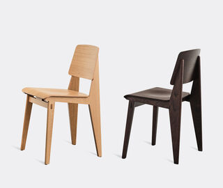 Vitra 'Chaise Tout Bois' chair, dark oak LIGHT BROWN VITR20CHA059BRW