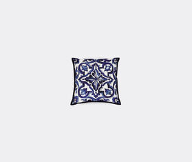 Dolce&amp;Gabbana Casa &#39;Blu Mediterraneo&#39; canvas cushion, small BLUE DGCA22CAN001MUL