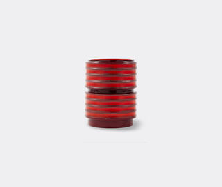 POLSPOTTEN 'Layer' vase, medium, red CORAL POLS25VAS584COR