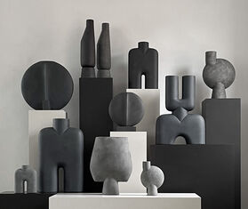 101 Copenhagen 'Sphere' vase, tall, coffee BROWN COPH21SPH729BRW