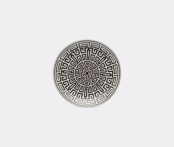 Ginori 1735 'Labirinto' Venezia shape plate, black Black ${masterID}