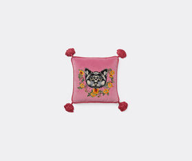 Gucci 'Cat' velvet cushion PINK GUCC18CUS090PIN