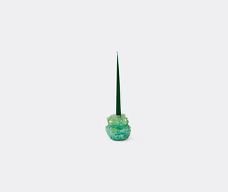 Mineral Series 'Crystal' candlestick holder, turquoise GREEN MISE26CAN547GRN