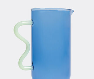 &amp;k Amsterdam 'Tulip' carafe, blue MULTICOLOUR AMST25CAR352MUL