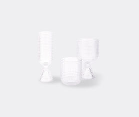 POLSPOTTEN &#39;Rooftop&#39; champagne glass, set of four, clear TRANSPARENT POLS25CHA297TRA