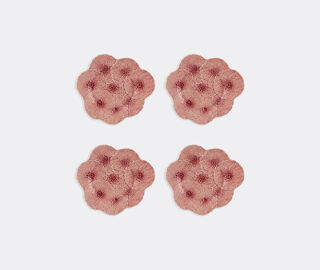 Bordallo Pinheiro 'Maria Flor' dinner plate, set of four, pink MULTICOLOR BOPI26MAR009MUL