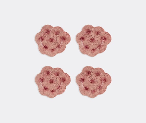 Bordallo Pinheiro 'Maria Flor' dinner plate, set of four, pink MULTICOLOR BOPI26MAR009MUL
