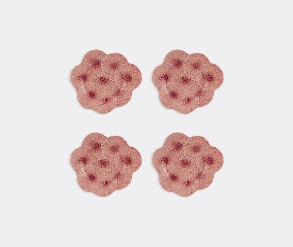 Bordallo Pinheiro 'Maria Flor' dinner plate, set of four, pink undefined ${masterID}