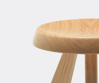 Cassina 'Tabouret M&eacute;ribel' stool, natural oak BEIGE CASS21TAB350BEI
