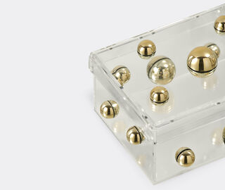 By Gabs 'Box Match' sculpture, gold GOLD GABS24BOX660GOL