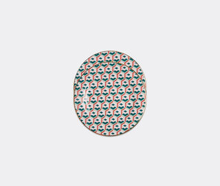 La DoubleJ 'Cubi Lilla' dessert plate, set of two MULTICOLOUR LADJ22DES297MUL