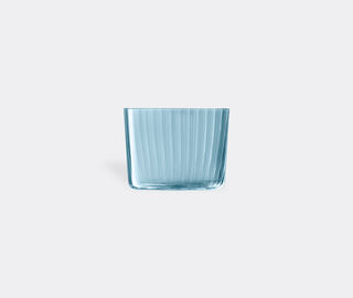 LSA International 'Gems' tealight holder, set of four, sapphire BLUE LSAI23GEM859BLU