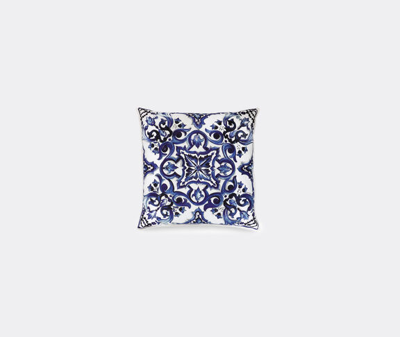 Dolce&Gabbana Casa 'Blu Mediterraneo' canvas cushion, medium undefined ${masterID}