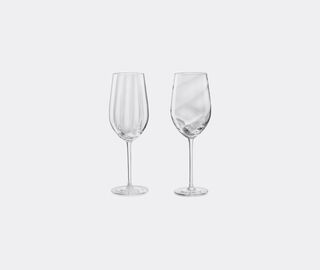 NasonMoretti 'Tolomeo' water glass, set of six TRANSPARENT NAMO24TOL246TRA