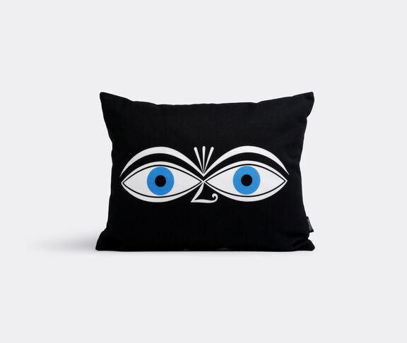 Vitra 'Eyes' graphic print pillow Black/Green/Blue ${masterID}