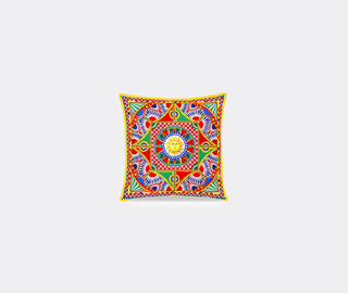 Dolce&amp;Gabbana Casa 'Carretto Siciliano' canvas cushion, medium MULTICOLOUR DGCA22CAN193MUL