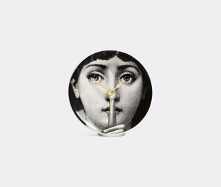Fornasetti 'Silenzio' desk clock WHITE FORN25DES603MUL