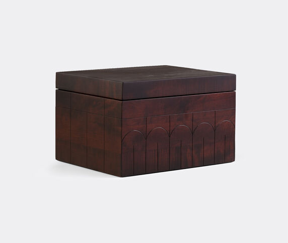Zanat 'Branco' box, large, brown Wenge Stain ZANA20BRA961BRW