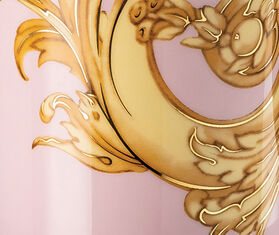 Rosenthal &#39;Les reves Byzantins&#39; mug with lid PINK ROSE23MUG862PIN