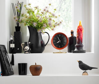 Vitra 'Desk Clocks Chronopak' LIGHT BROWN VITR19DES993BLK