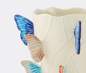 Bordallo Pinheiro &#39;Cloudy Butterflies&#39; vase, small, light blue MULTICOLOUR BOPI22CLO920MUL