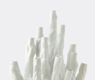 POLSPOTTEN 'Coral' vase, large WHITE POLS22VAS333WHI