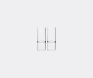 Fferrone Design 'Revolution' liqueur and espresso glass, set of two TRANSPARENT FFER17REV363TRA