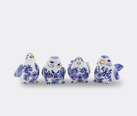 POLSPOTTEN 'Blue Bird Family' ornament, set of four, dark blue BLUE POLS25BLU112BLU