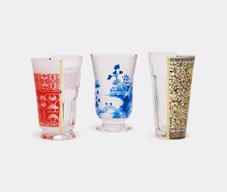 Seletti 'Hybrid Clarice' glass, set of three MULTICOLOUR SELE22HYB350MUL